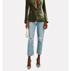 AGOLDE Riley High-Rise Straight Cropped Jeans NWT